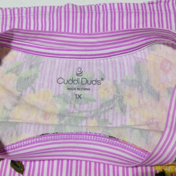 NEW 1X Cuddl Duds Cotton Touch Dolman Tunic & Gaucho Pant Set with pockets (QVC) - Picture 12 of 16